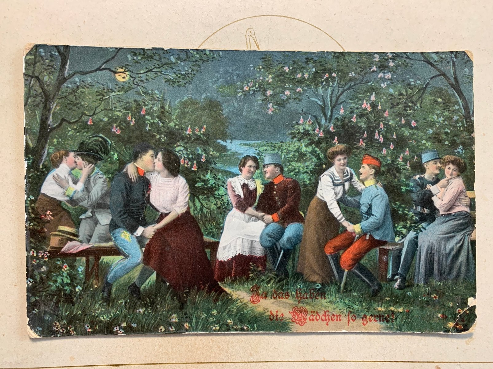 Ja das haben die Mädchen so gerne! - militair (MC), Ophalen of Verzenden, Voor 1920, Ongelopen, Overige thema's