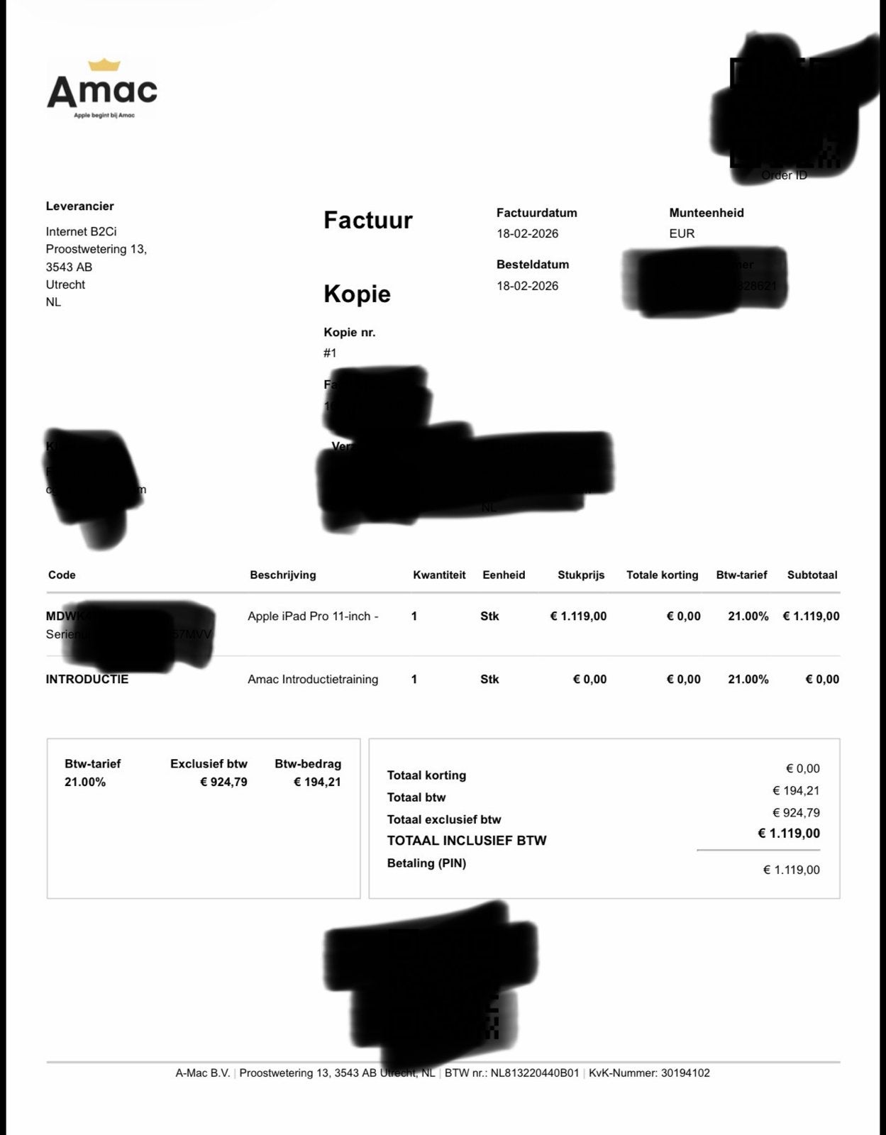 Foto 8 van Apple iPad Pro 11-inch 256Gb Wi-Fi Spacegrijs (2026)
