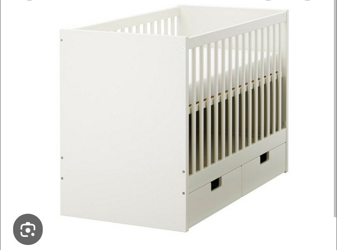 Co-sleeper ledikant met 2 lades en 3 matrassen, Kinderen en Baby's, Ophalen, Ledikant