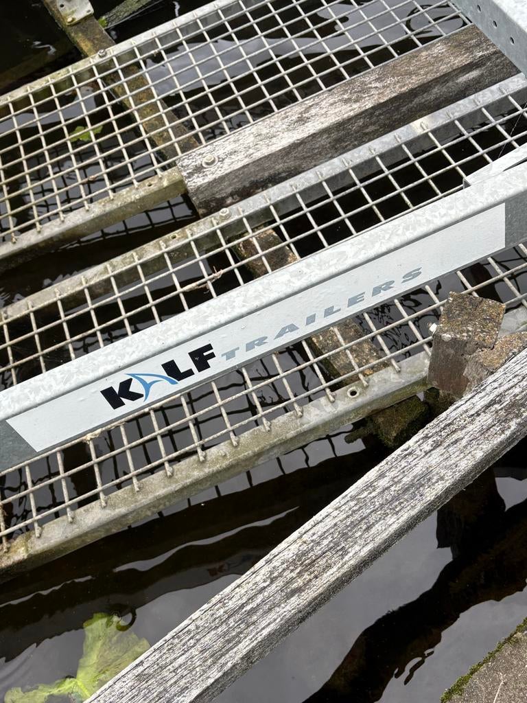 Boothelling voor op de steiger - Kalf Trailers, Watersport en Boten, Boottrailers, Ophalen, Minder dan 1500 kg, Gebruikt, Overige typen