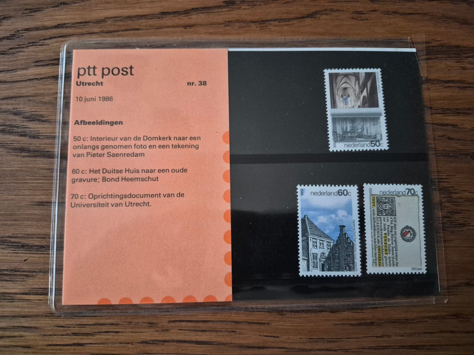 PTT Post Utrecht nr. 38 - 10 juni 1986 Postzegels, Postzegels en Munten, Ophalen of Verzenden, Na 1940, Postfris