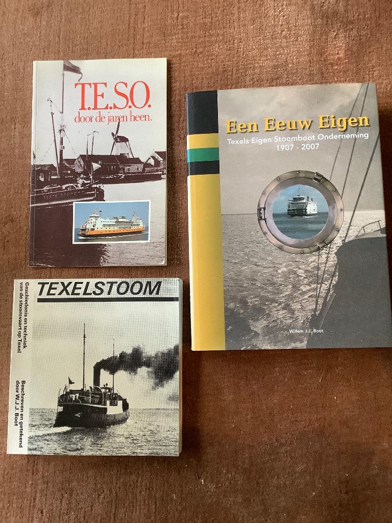 Texel, Teso Een eeuw eigen stoomboot onderneming Texelstoom, Ophalen of Verzenden, Zo goed als nieuw