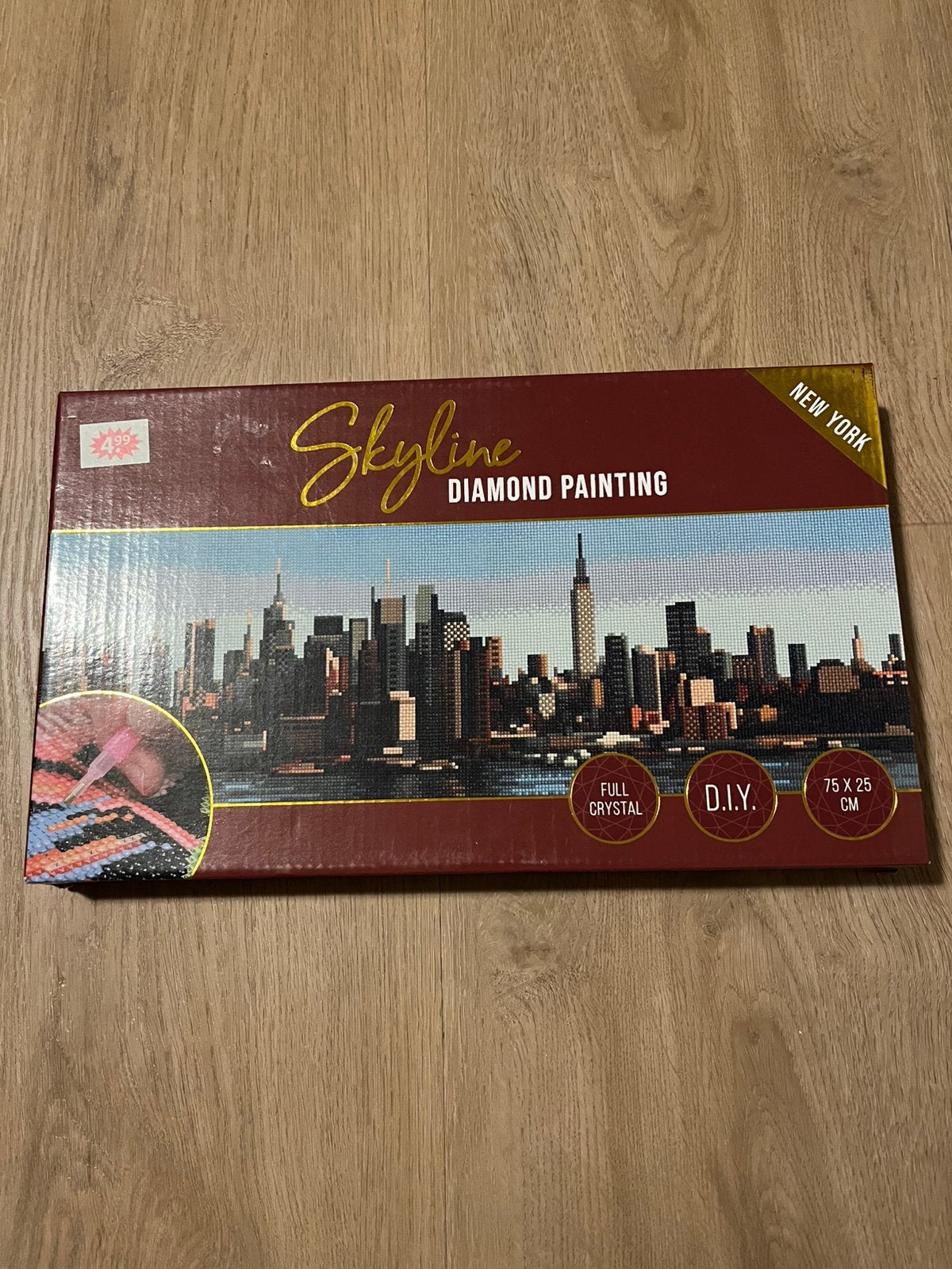 Diamind pining new york nieuw, Ophalen of Verzenden, Zo goed als nieuw, Knutselwerk
