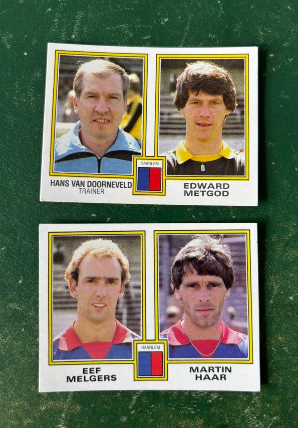 2 panini plaatjes Haarlem voetbal 81, Ophalen of Verzenden