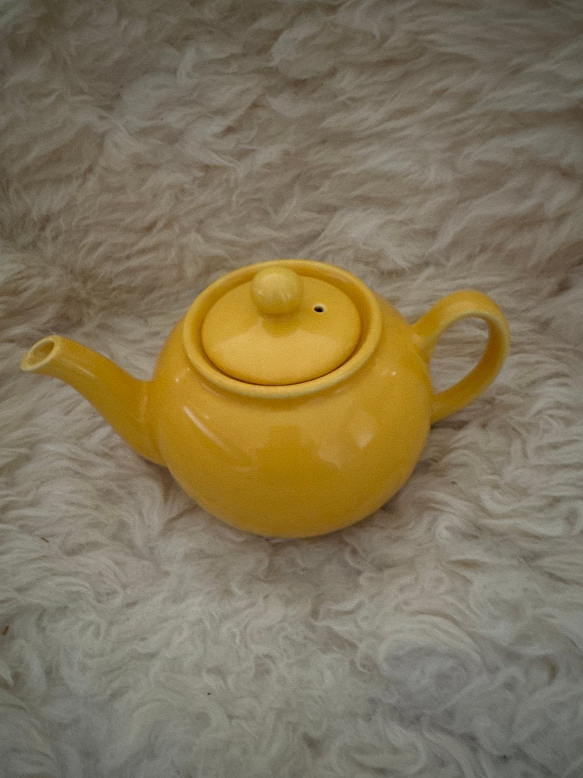 Gele theepot - Pristine DE -England, Ophalen, Gebruikt, Overige merken, Theepot