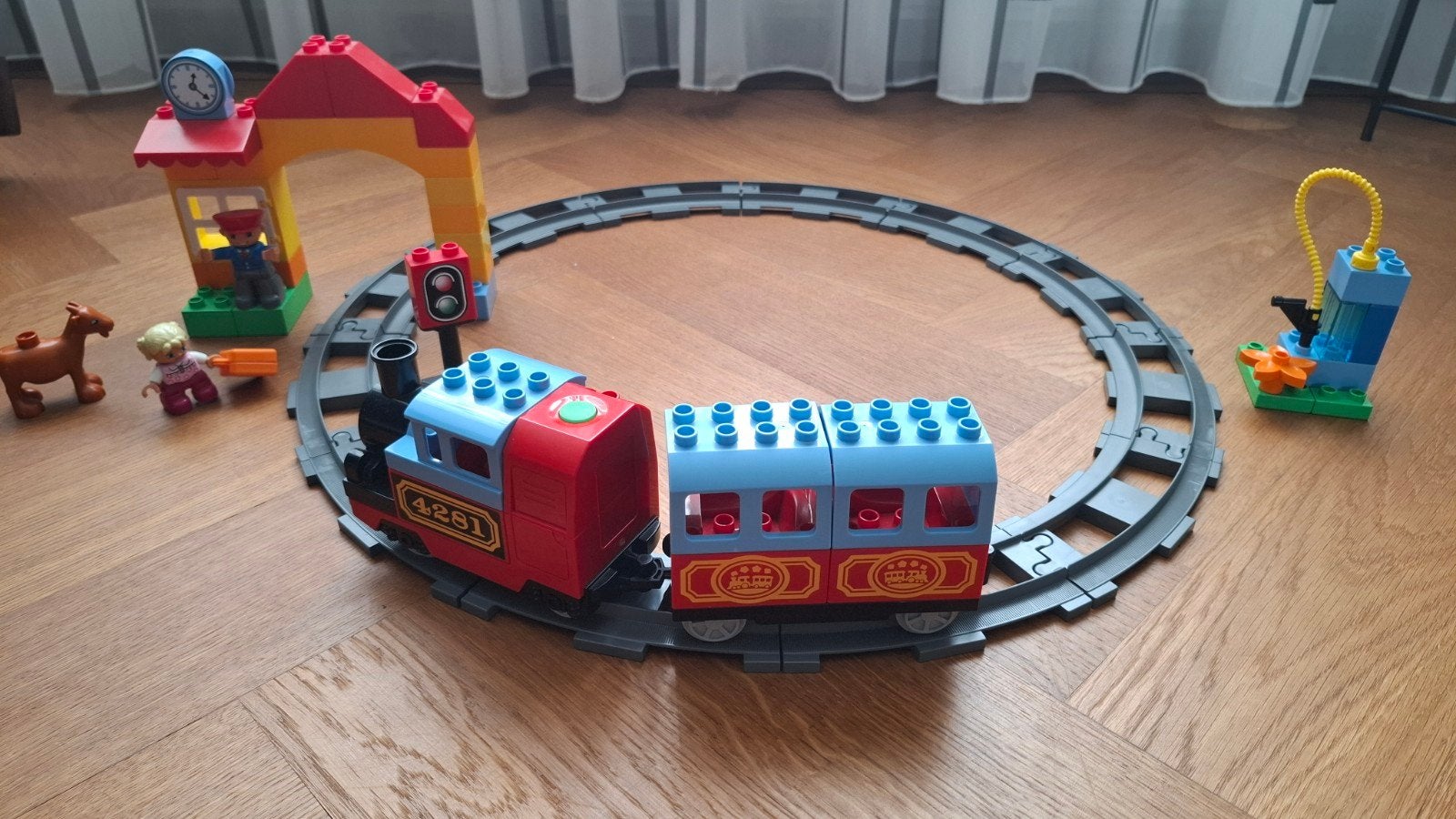Duplo elektrische trein, set 10507, Kinderen en Baby's, Ophalen, Zo goed als nieuw, Duplo