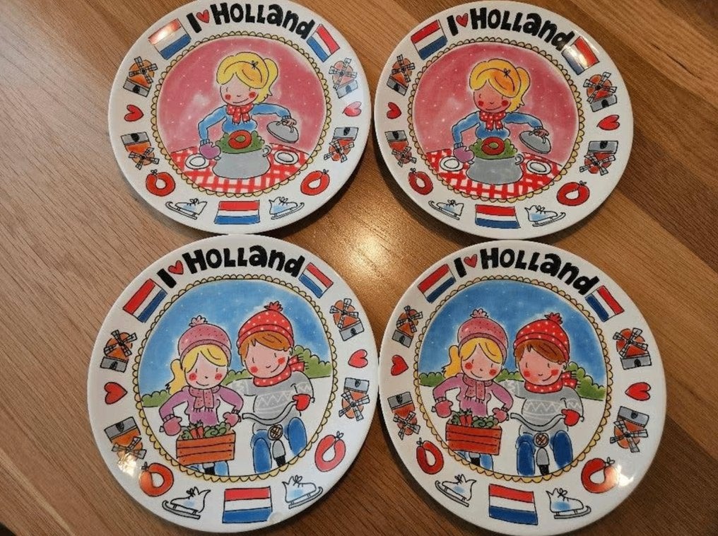 Blond Amsterdam Unox Stamppotlijn, Huis en Inrichting, Ophalen, Zo goed als nieuw, Aardewerk, Bord(en)