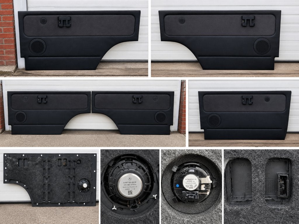 5 Originele wandpanelen incl. acc.  Mercedes Sprinter zgan, Ophalen, Gebruikt, Mercedes-Benz