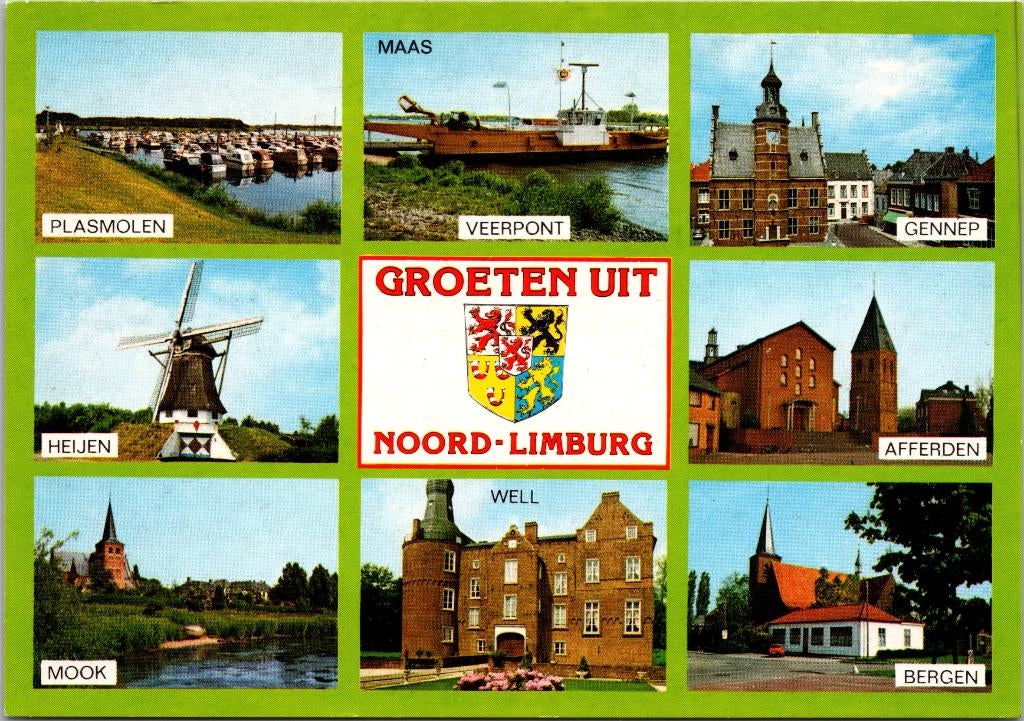 Limburg - 8 ansichtkaarten, Verzamelen, Verzenden, 1980 tot heden, Gelopen, Limburg