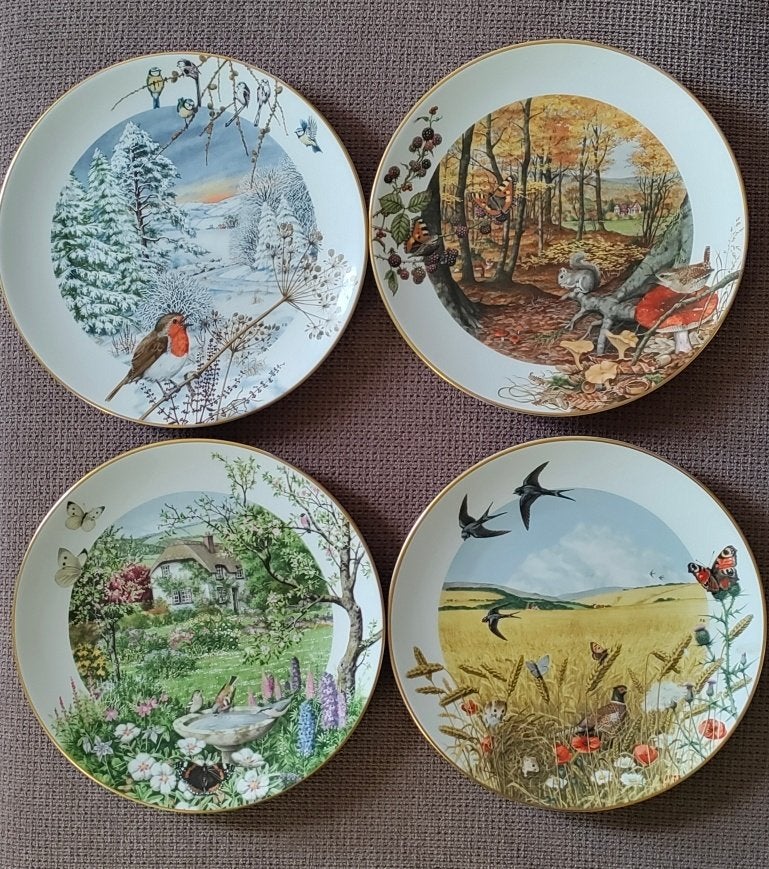 ROYAL WORCESTER PORCELAIN sierborden, Ophalen of Verzenden
