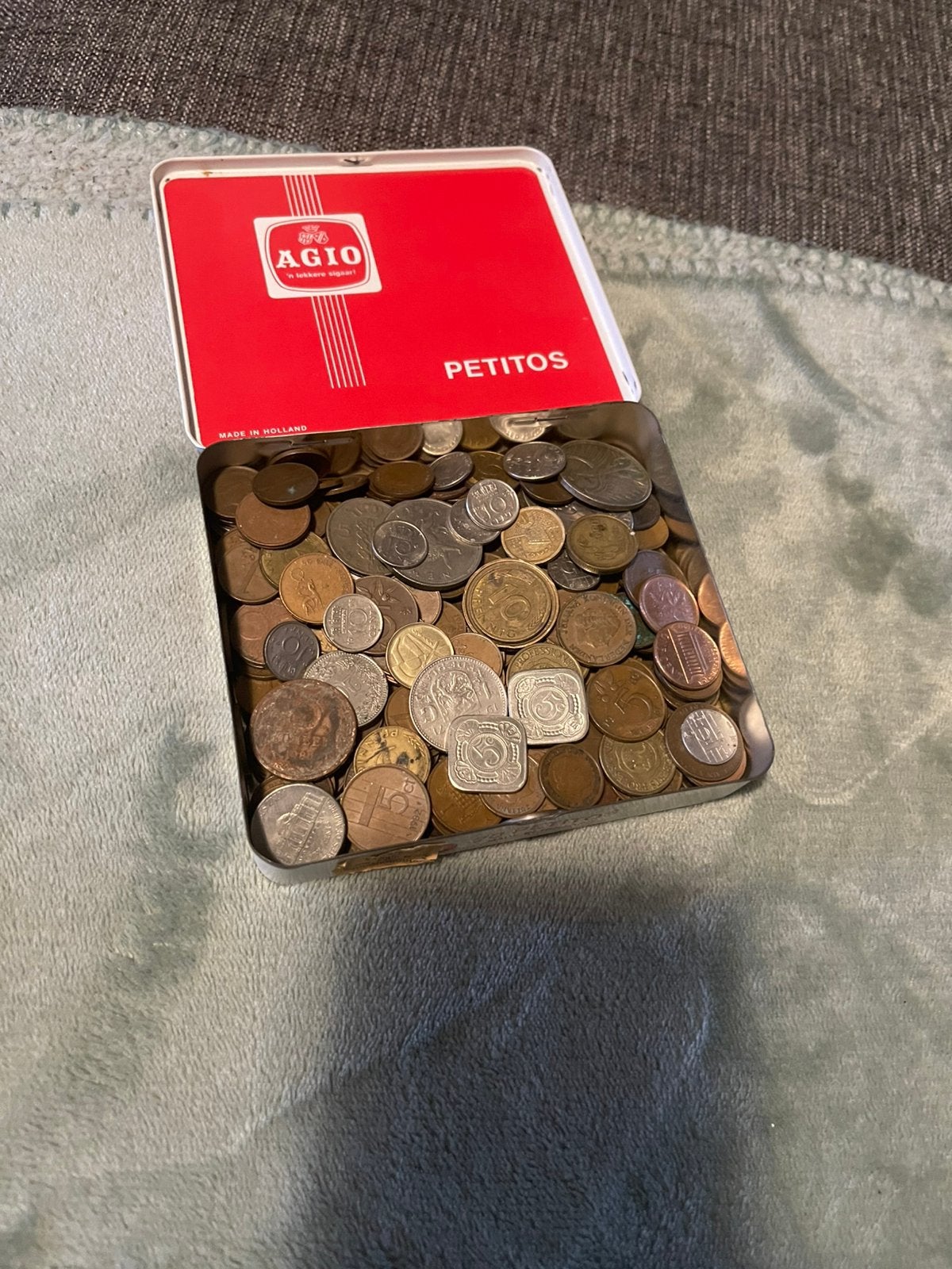 Zoldervondst oud nederlands en buitenlands geld, Ophalen, Nederland, Munten