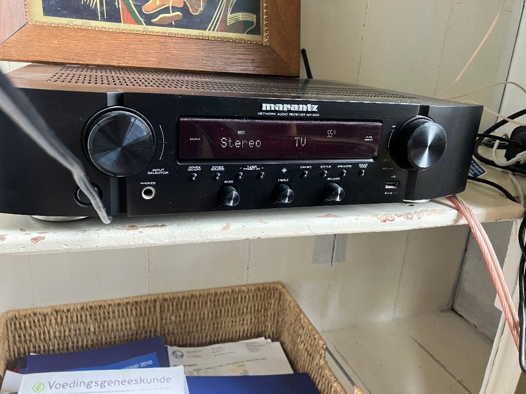 Marantz NR1200 | Nieuwstaat | Compleet, Audio, Tv en Foto, Versterkers en Receivers, Zo goed als nieuw, 60 tot 120 watt, Stereo