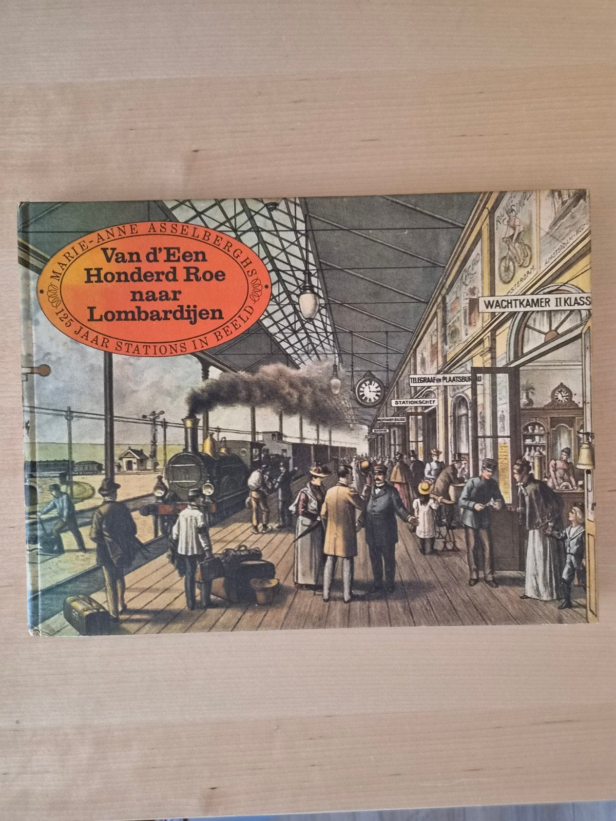 Van d'Een Honderd Roe naar Lombardijen - Stations in Beeld, Ophalen of Verzenden, Gelezen, Marie-Anne Asselberghs, Trein