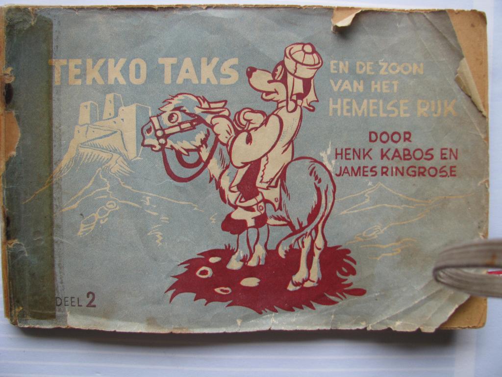 Tekko Taks en de zoon vh hemelse rijk, Boeken, Gelezen, Ophalen of Verzenden, Henk Kabos en James Ringrose, Eén stripboek