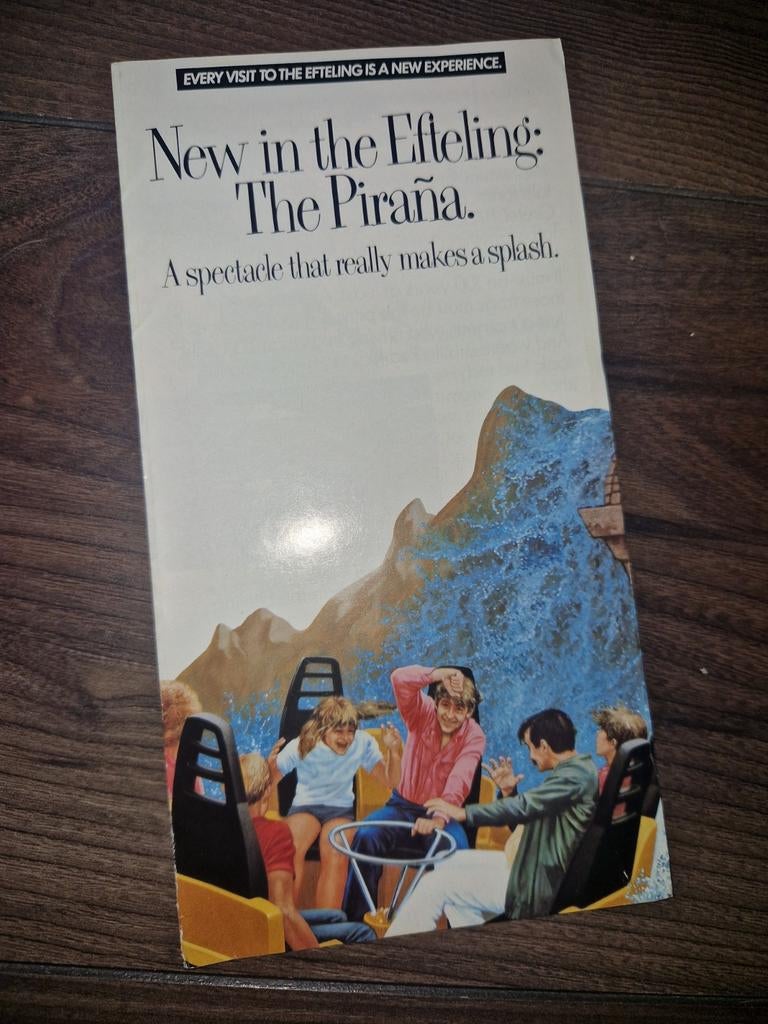 Folder Efteling 1983, Ophalen of Verzenden, Zo goed als nieuw, Overige typen
