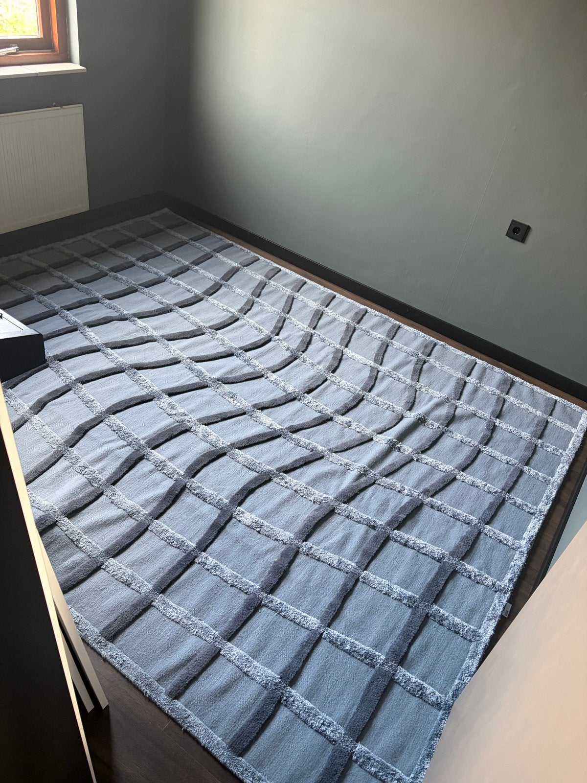 Vloerkleed Ikea SKUGGSVINGEL, Ophalen, Gebruikt, 100 tot 150 cm, 150 tot 200 cm