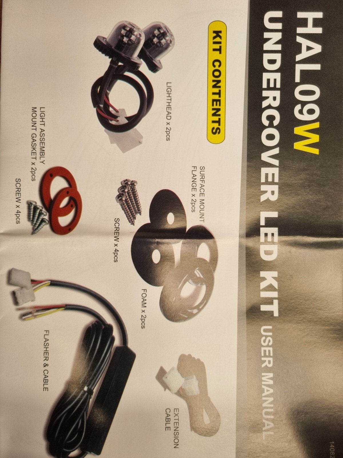 Nieuwe LED Flitsers (4 sets) - HAL09W Undercover Kit, Ophalen of Verzenden, Nieuw, Universele onderdelen