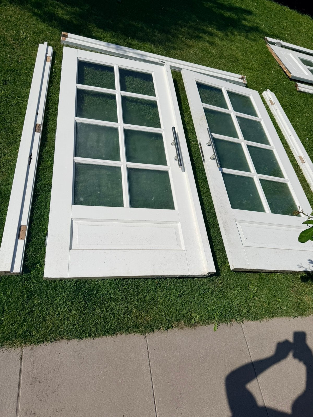 Hard houten deuren | dubbele deuren | nette deur, Ophalen, Gebruikt, Binnendeur, 200 tot 215 cm