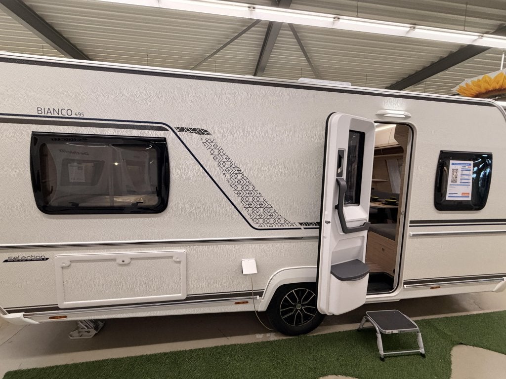 Fendt Bianco Selection 495 SG +1800KG+Vloerverwarming, Caravans en Kamperen, Bedrijf, Schokbreker, Overige typen, 1250 - 1500 kg