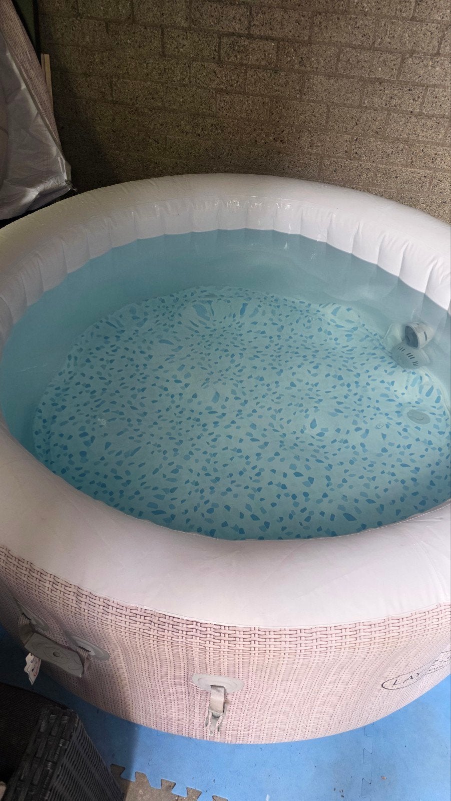 Bestway lay z spa cancun z.g.a.n, Ophalen, Zo goed als nieuw, Filter, Opblaasbaar