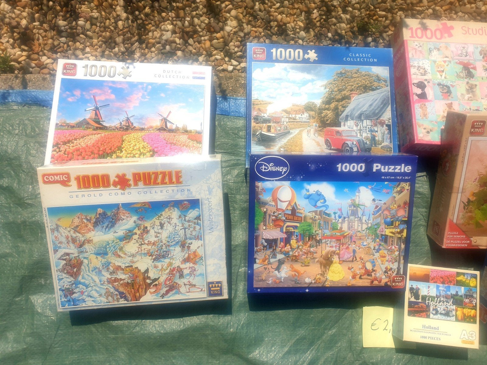 puzzels 41 stuks, Ophalen
