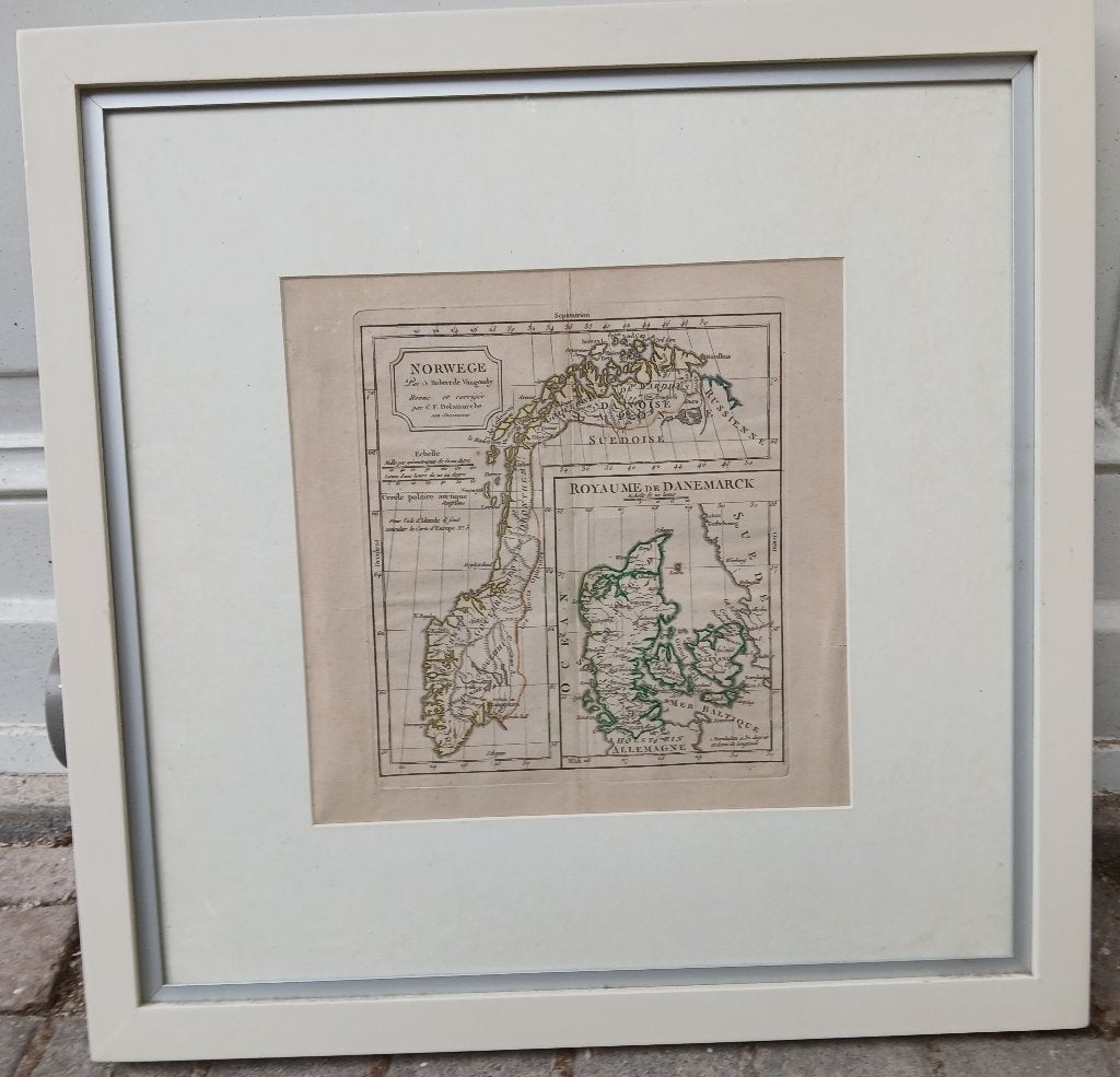 Originele gravure 1795 Norway Denemarken (Bke-99), Ophalen