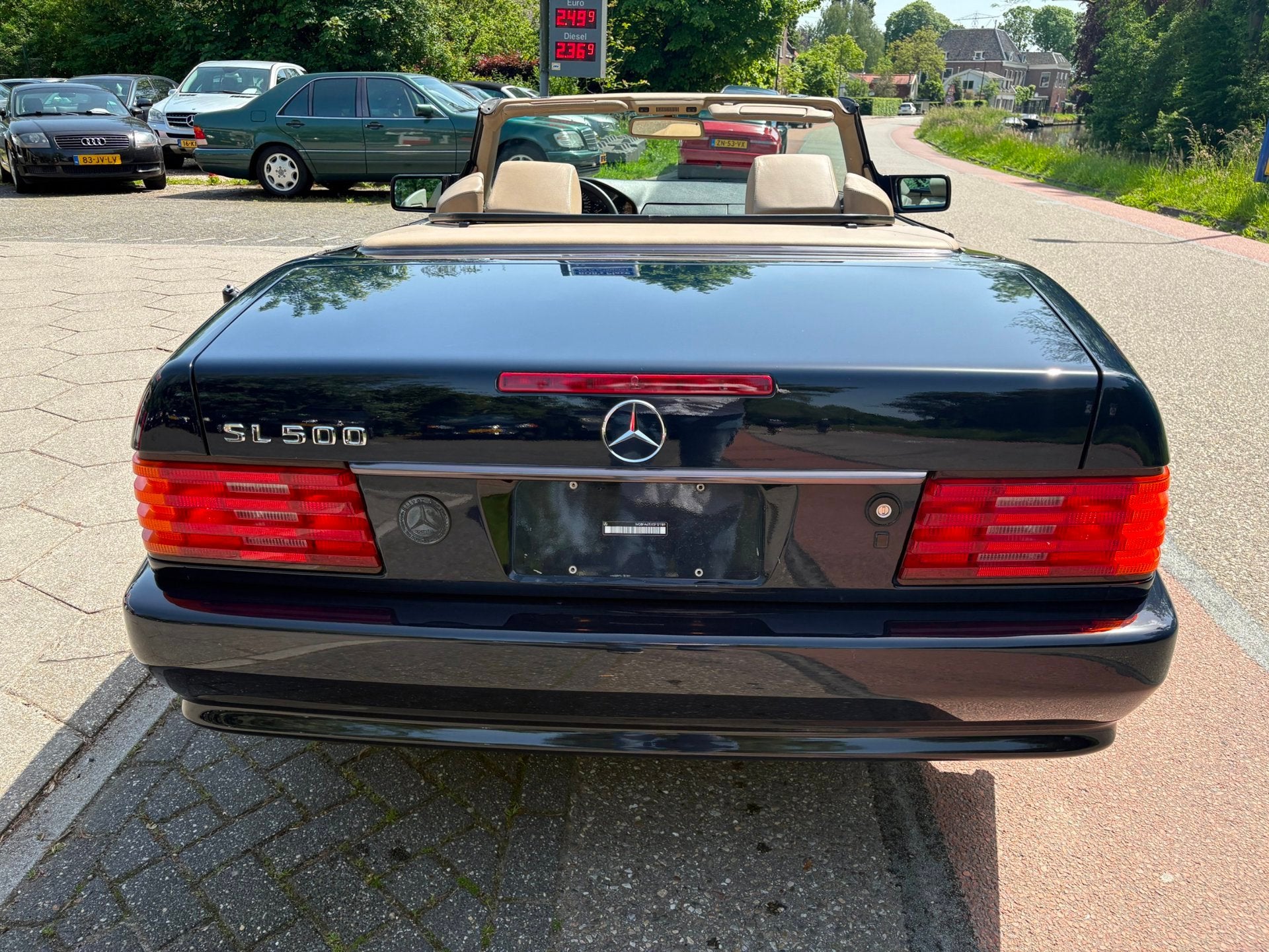 Mercedes-Benz SL-klasse Cabrio SL500 V8 + HARDTOP!, Auto's, Automaat, Dealer onderhouden, Achterwielaandrijving, Cabriolet