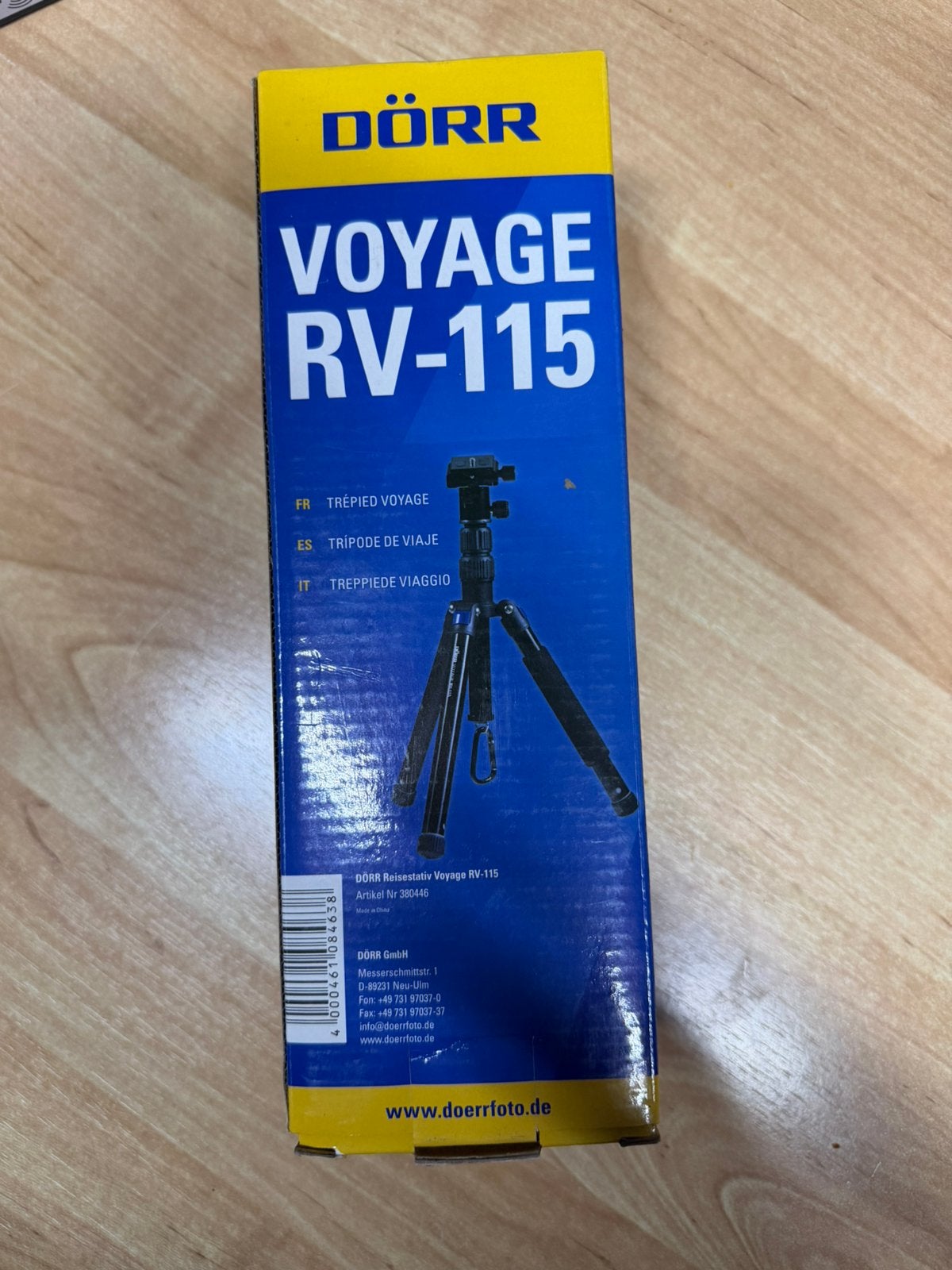 Dörr Voyage RV-115 Compact Reisstatief – Aluminium, Ophalen of Verzenden, Nieuw, Driepoot