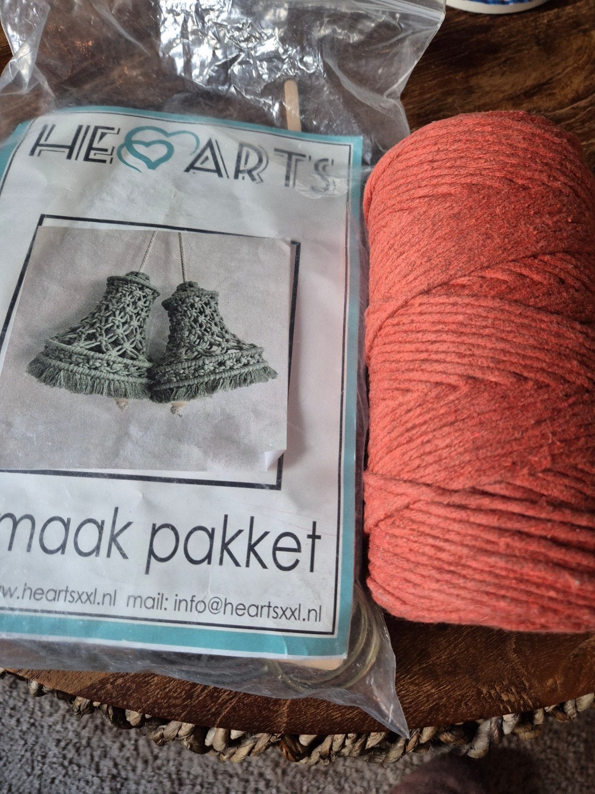 Compleet Macramé Pakket voor Klokken - Jingle Bells, Ophalen of Verzenden, Nieuw, Knutselset
