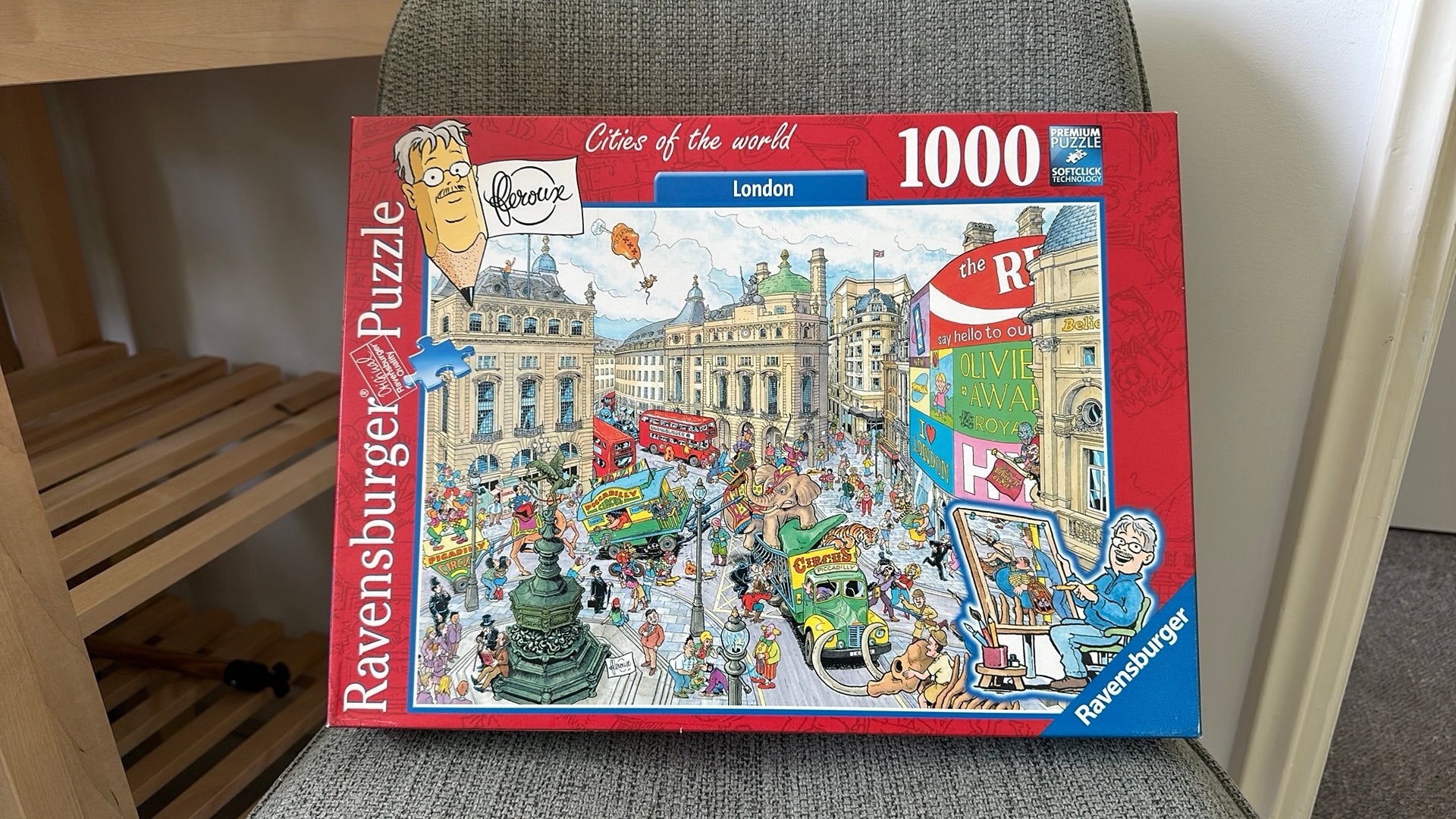 Ravensburger - London, Hobby en Vrije tijd, Ophalen of Verzenden, 500 t/m 1500 stukjes, Zo goed als nieuw, Legpuzzel
