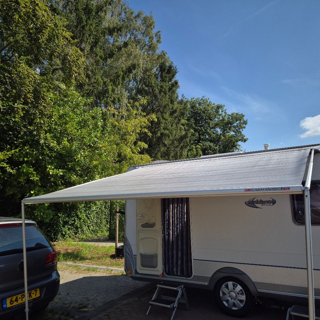 Fiamma Caravanstore XL 310 Royal Grey luifel, Caravans en Kamperen, Ophalen, Gebruikt, Vinyl, Fiamma