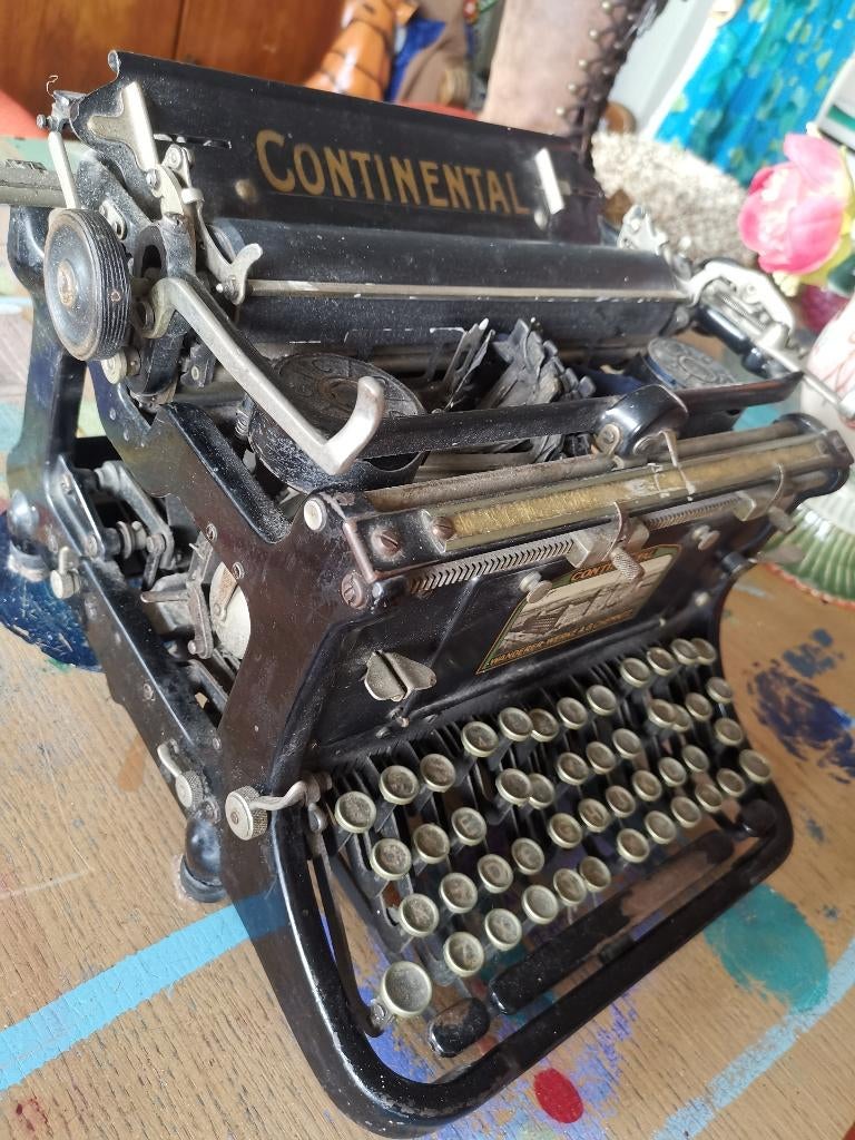 Typmachine continental, Ophalen, Gebruikt