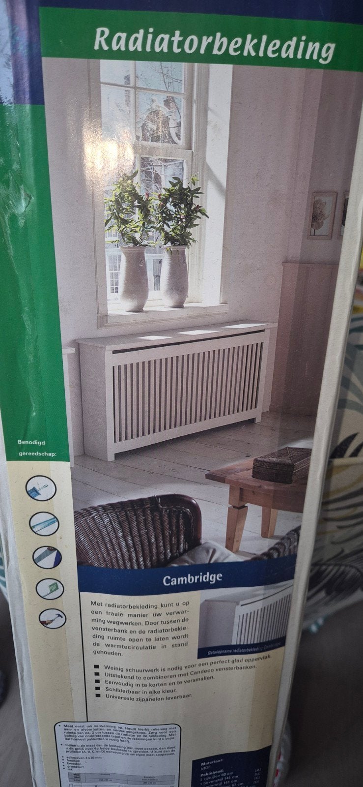 Radiatorbekleding, Ophalen, Nieuw