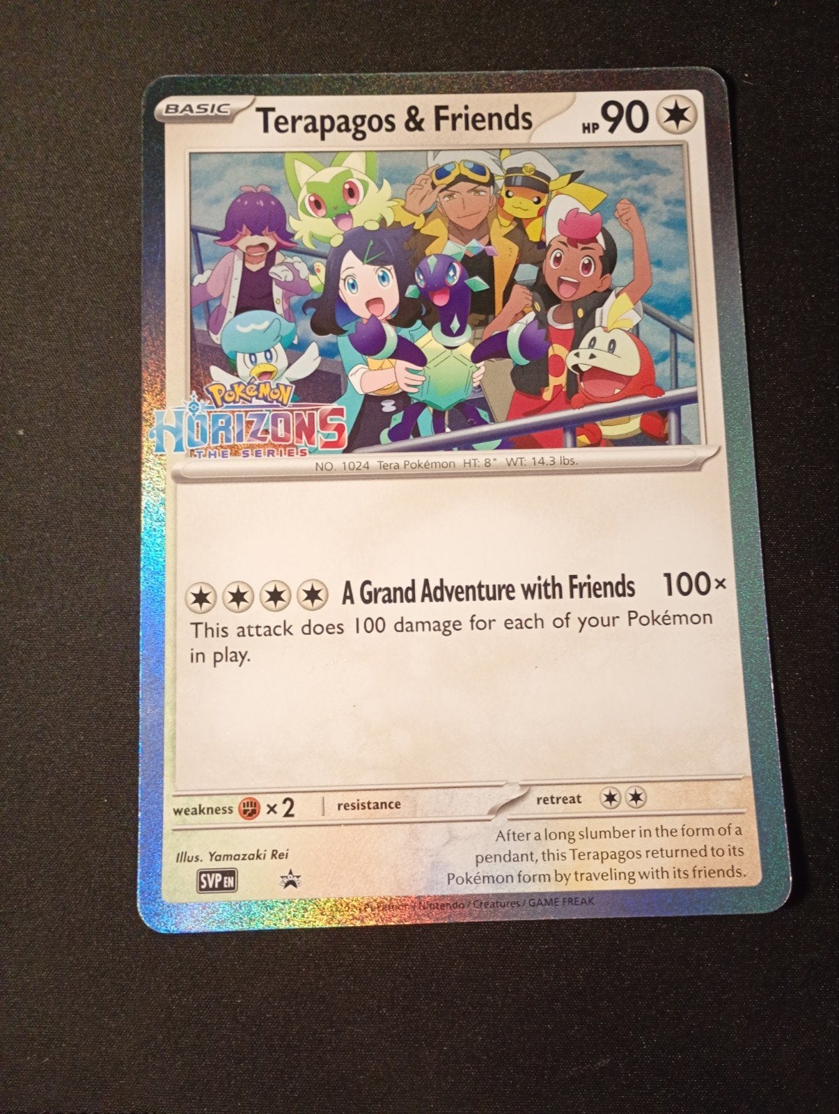 Pokémon Terápagos & Friends SVP 81 Promo Kaart, Ophalen of Verzenden, Nieuw, Losse kaart, Foil