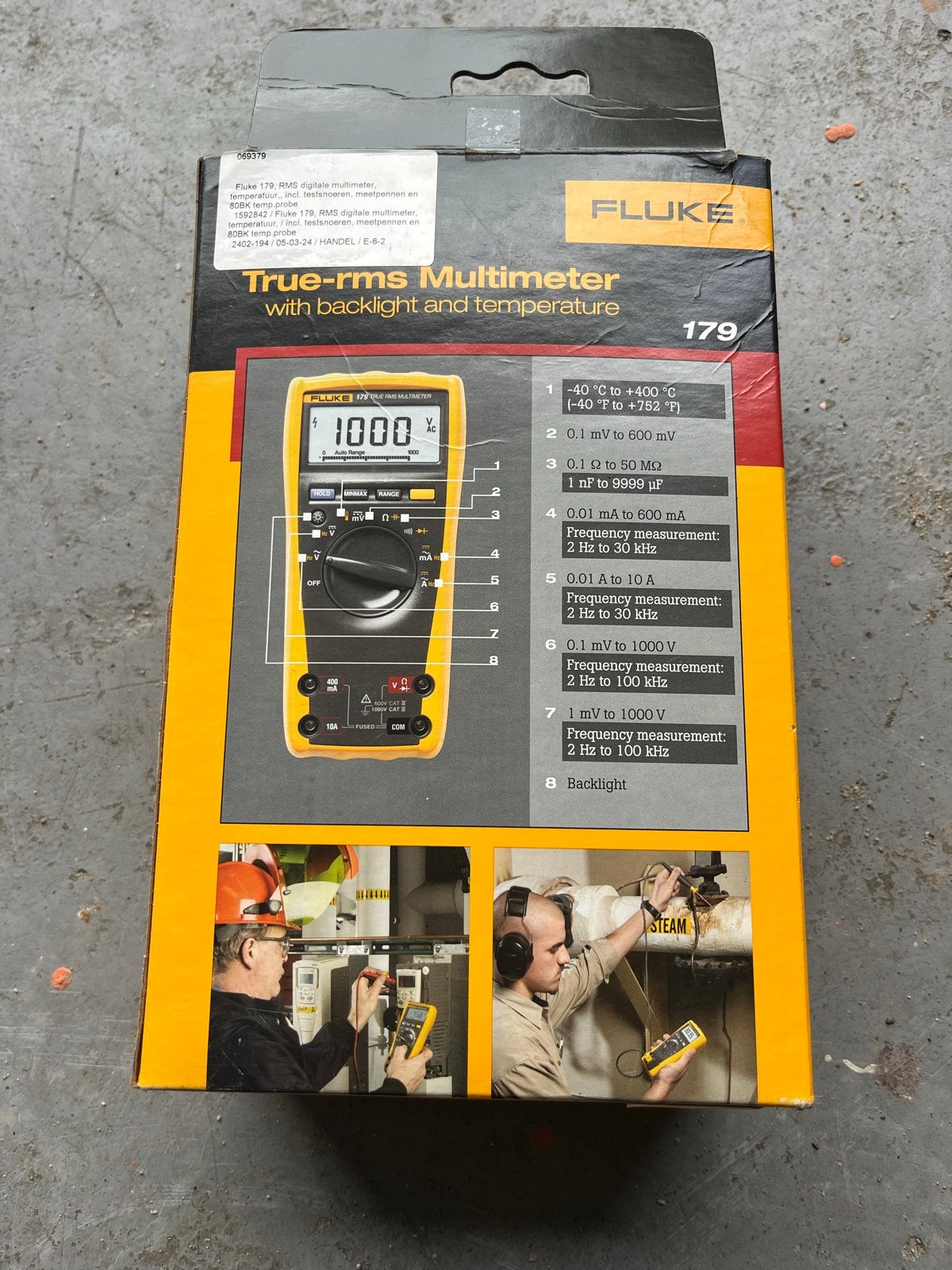 Fluke 179 True-RMS Digitale Multimeter (m2457320791) — Meetapparatuur ...