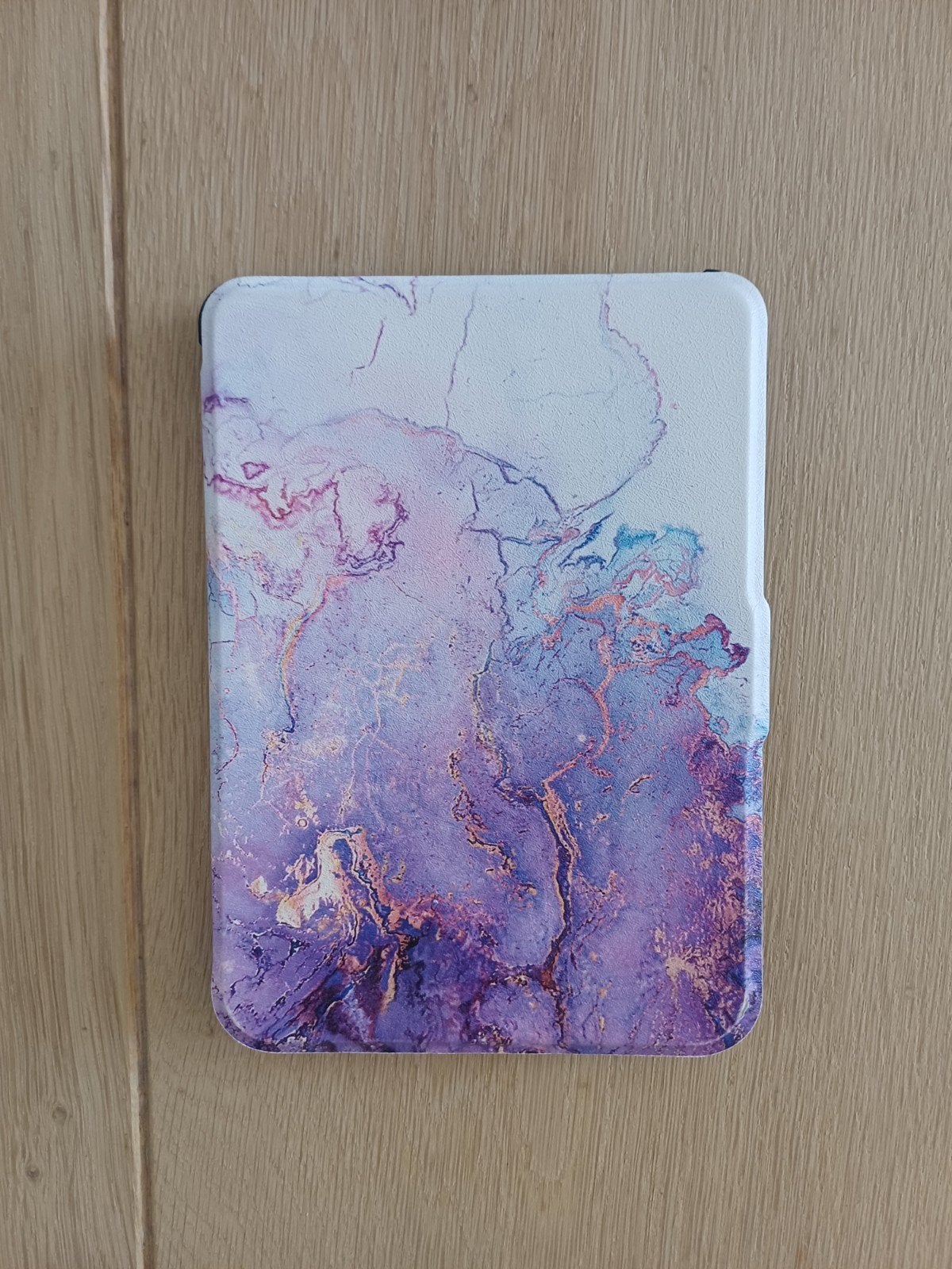 E-reader hoesje met marmerpatroon voor Kobo Clara colour, Computers en Software, E-readers, Ophalen of Verzenden, Zo goed als nieuw