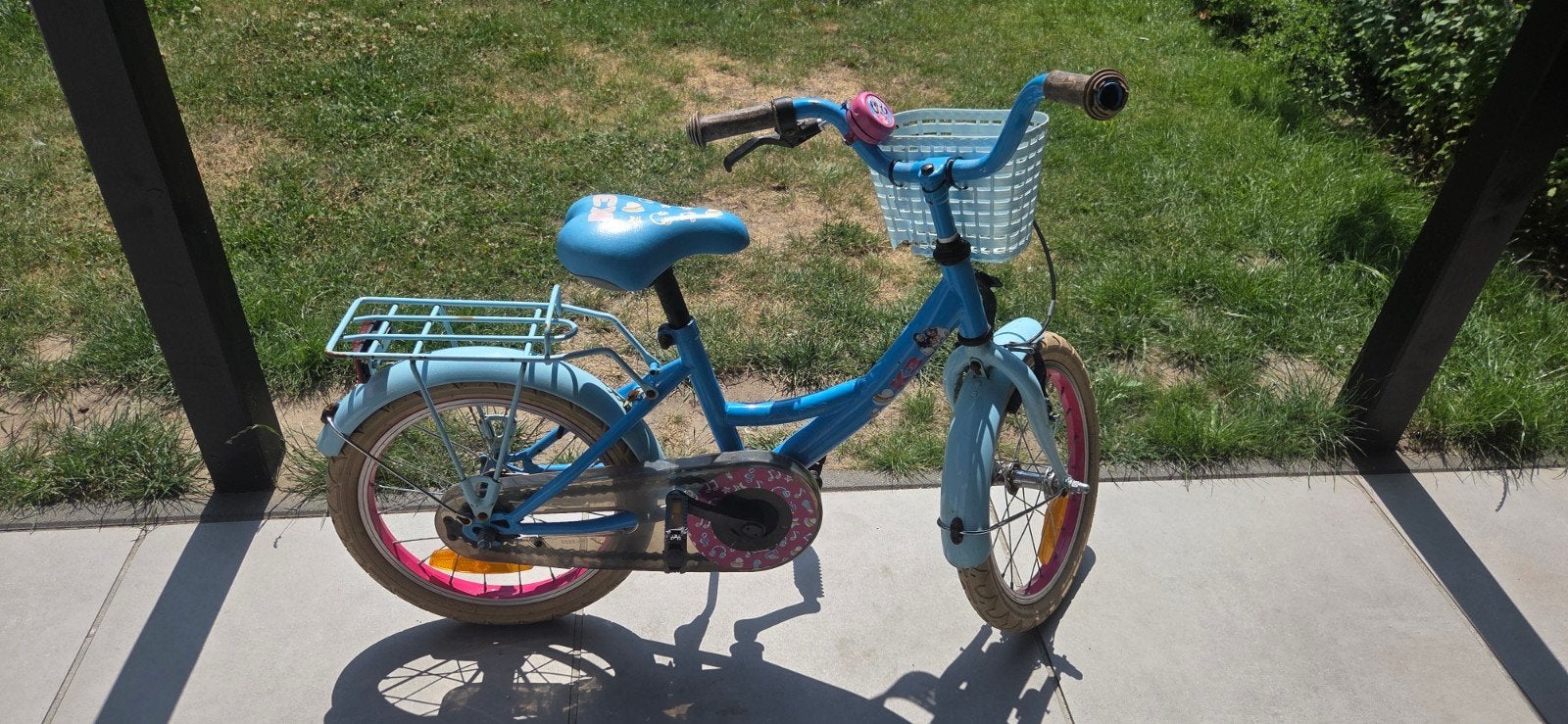 Studio 100 K3 kinderfiets 16 inch (4-6 jaar), Terugtraprem, Ophalen of Verzenden, Studio 100 K3, 16 tot 20 inch