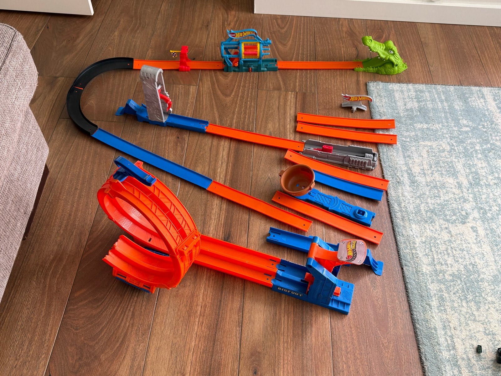 Diverse Hot Wheels racebanen en accessoires, Ophalen, Gebruikt