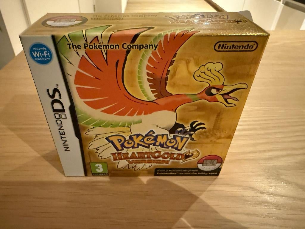 Pokémon HeartGold met Big Box en Pokéwalker (Topconditie), Spelcomputers en Games, Games | Nintendo DS, 1 speler, Zo goed als nieuw