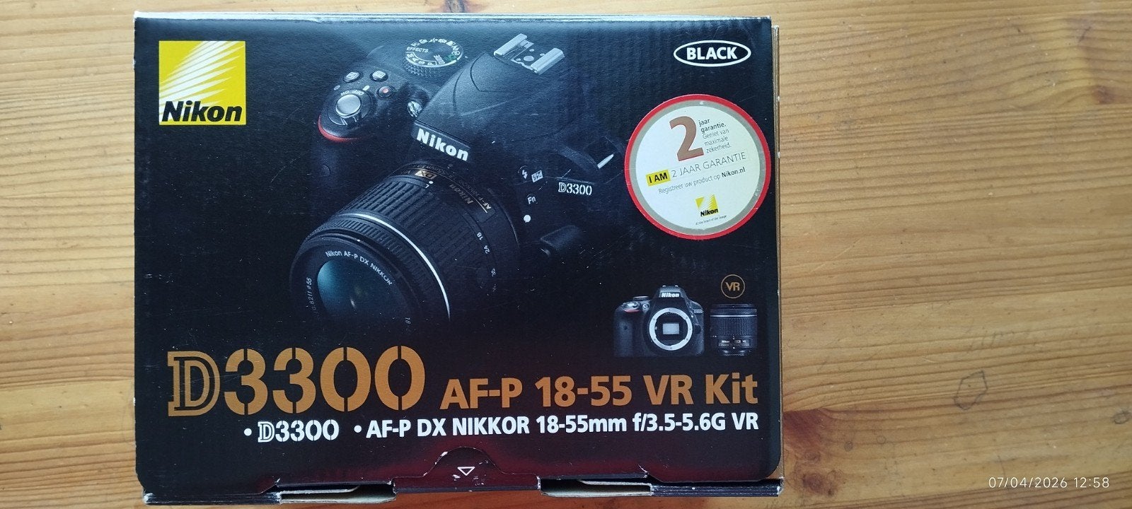 Nikon D3300 Spiegelreflexcamera met AF-P 18-55 VR Kit, Audio, Tv en Foto, Fotocamera's Digitaal, Gebruikt, Spiegelreflex, Ophalen of Verzenden