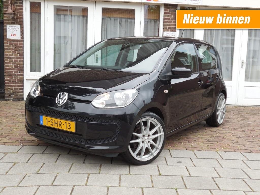 Volkswagen UP 1.0 MOVE UP! BLUEM., Euro 5, Gebruikt, Zwart, Origineel Nederlands