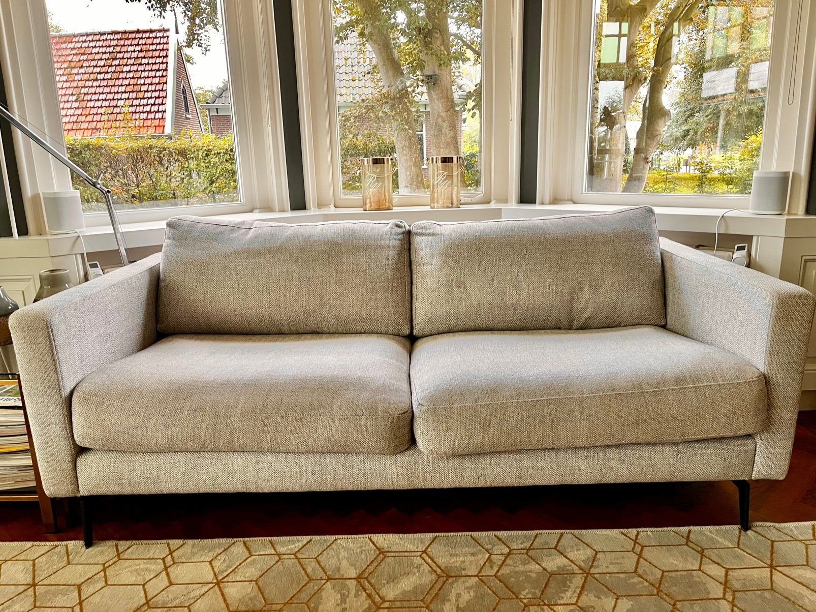 3 persoons Movani zitbank type Friso, Ophalen, Moderne design, Driepersoons, 75 tot 100 cm
