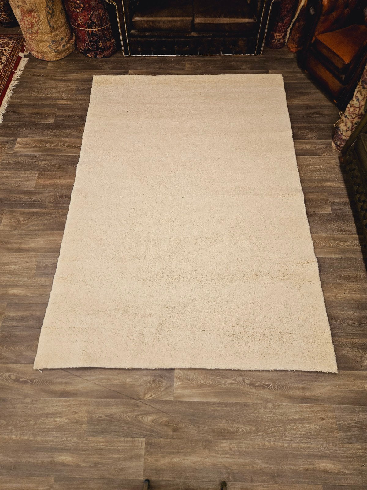 Handgeknoopt Berber Tapijt. (Nieuwstaat) 200 x 300, Beige, Ophalen of Verzenden, 200 cm of meer, Rechthoekig