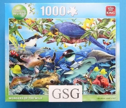 Wonders of the wild 1000 st nr. 05482, Ophalen, 500 t/m 1500 stukjes, Zo goed als nieuw