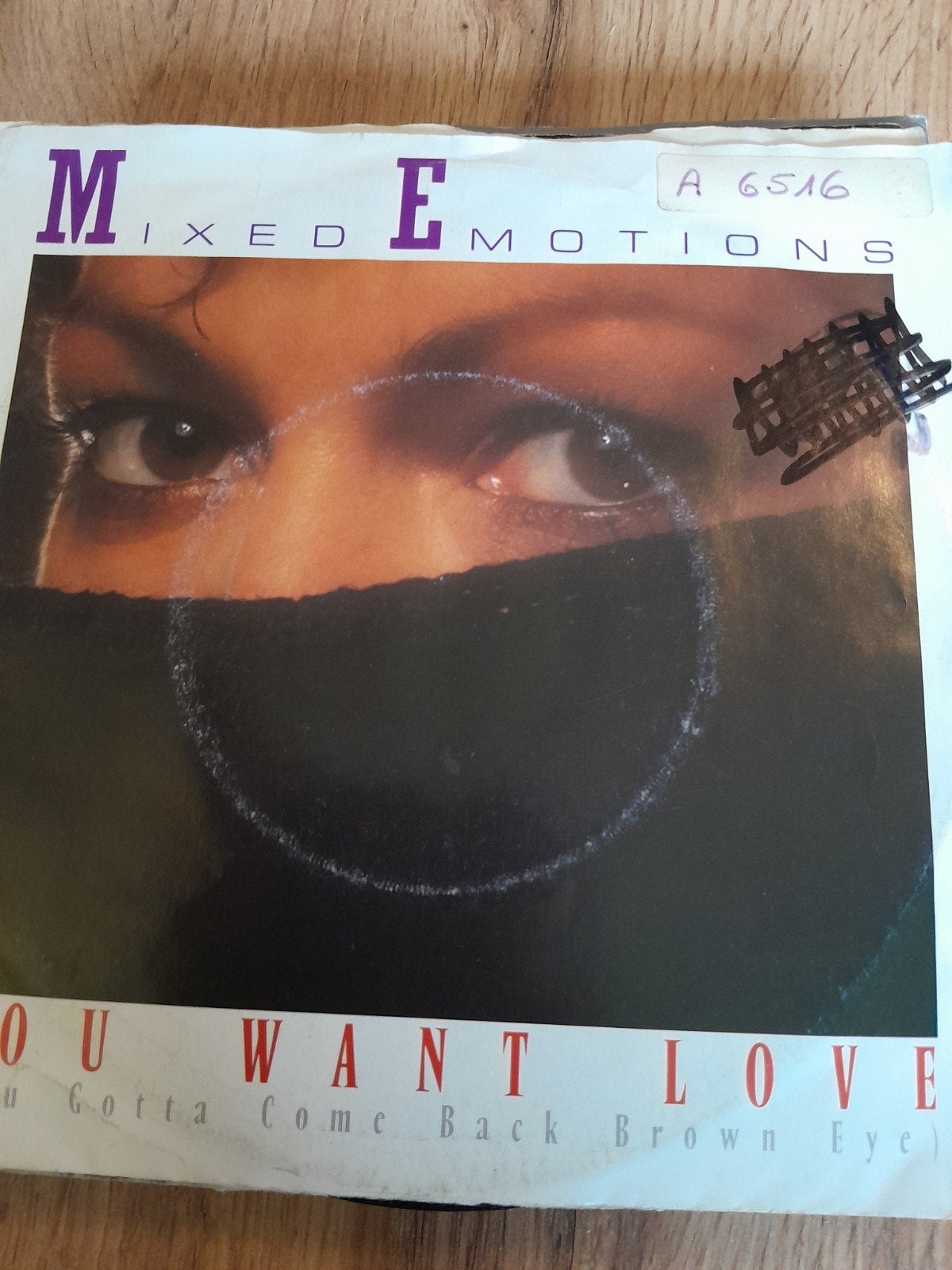 mixed emotions 7inch you want love, Cd's en Dvd's, Ophalen of Verzenden, Zo goed als nieuw, Pop