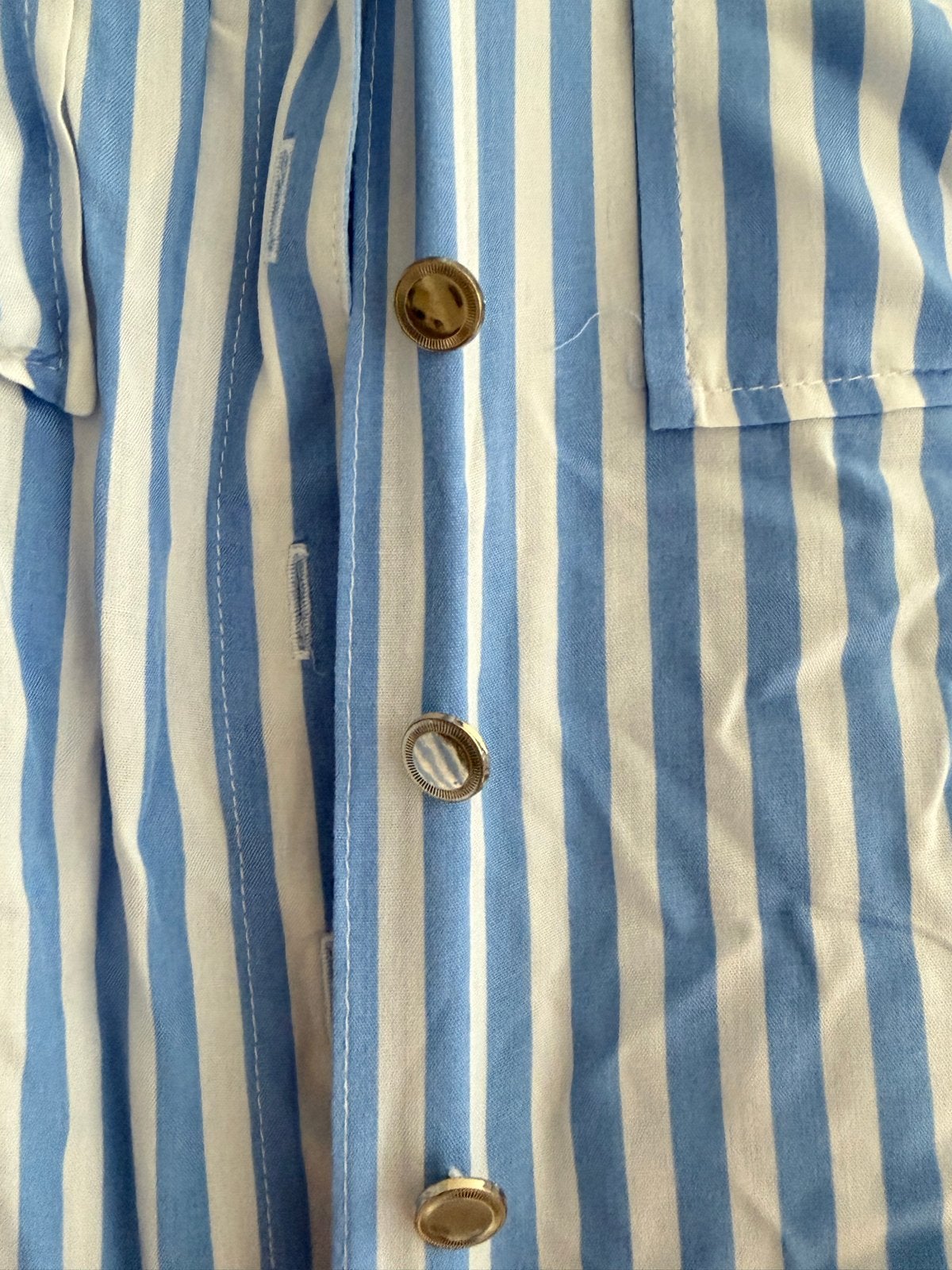 Gestreepte blouse van Amisu - Maat M, Ophalen of Verzenden, Zo goed als nieuw, Maat 38/40 (M), Blauw