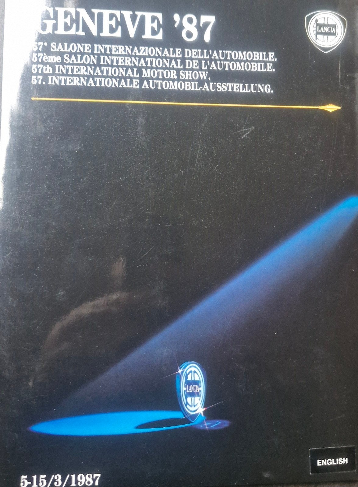 Lancia Persmap | AutoSalon Genève 1987, Verzenden, Zo goed als nieuw, Overige merken