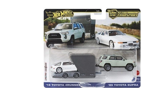 Set Team Transport 2018 Toyota 4Runner & 1989 Toyota Supra 1, Tschuiten@hotmail.com, Duitsland, Auto, Hotwheels Premium Car Culture