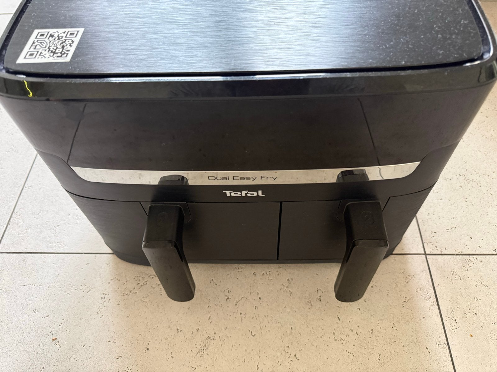 Tefal Dual Easy Fry Airfryer - Zo goed als nieuw, Witgoed en Apparatuur, Airfryers, Ophalen of Verzenden, Zo goed als nieuw, Airfryer