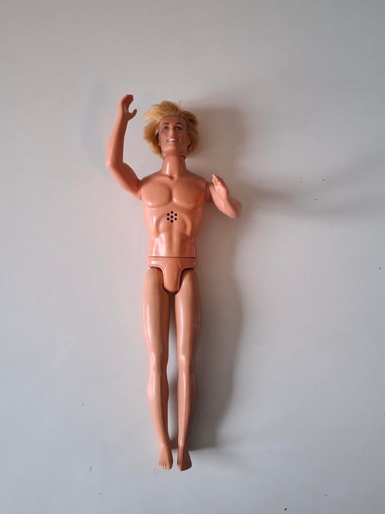 Barbie Ken met geluid 1968 Mattel China, Ophalen of Verzenden, Gebruikt, Pop